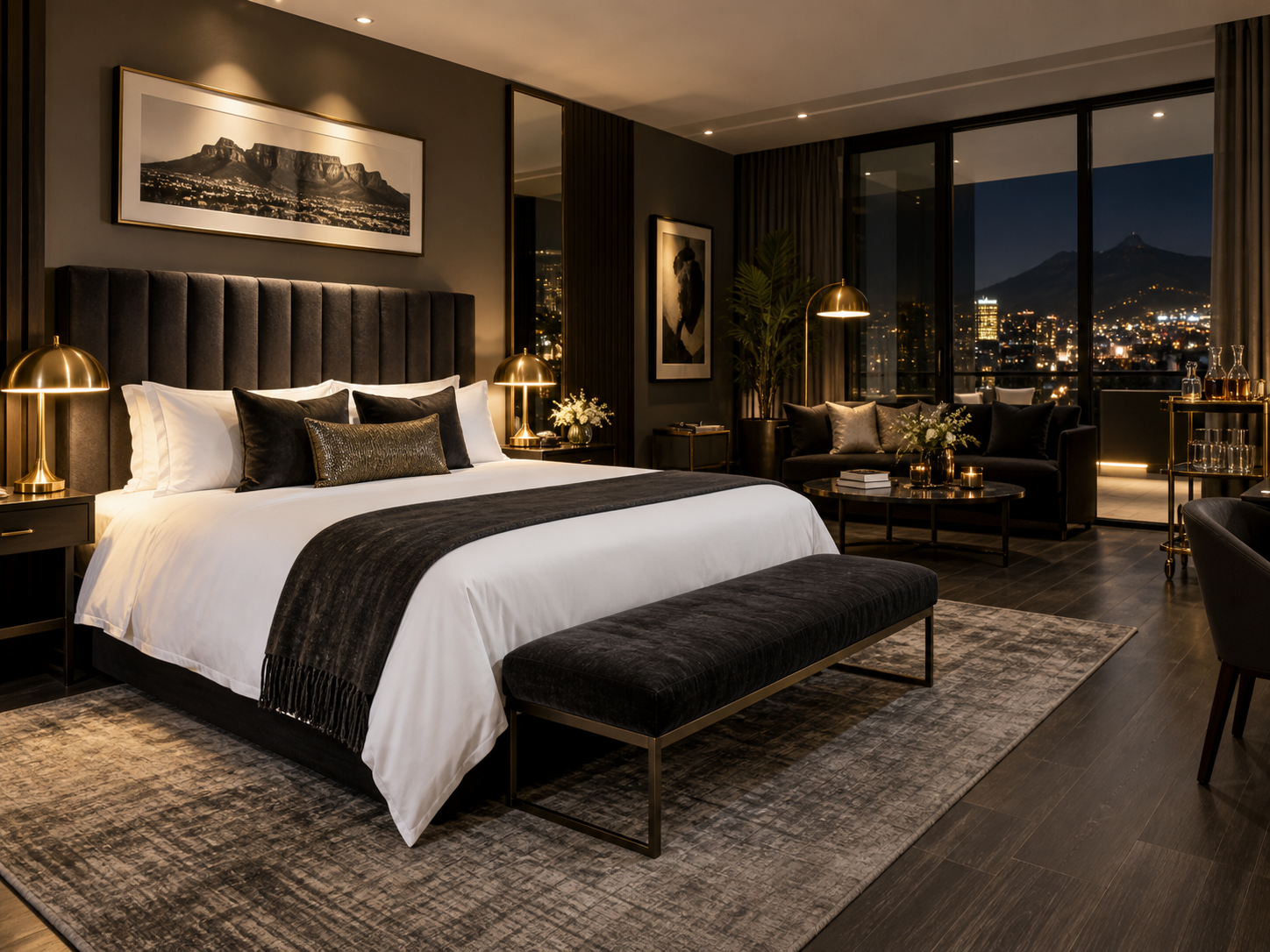 Luxury hotel room preview